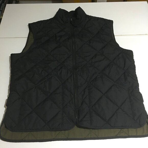 J. Crew Black Quilted Vest - Picture 1 of 8